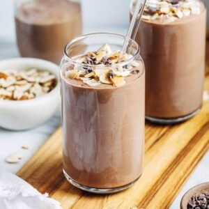 Smoothie de chocolate y almendra