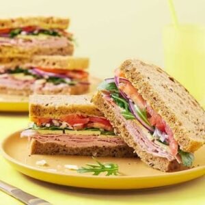 Sándwich de jamón y queso