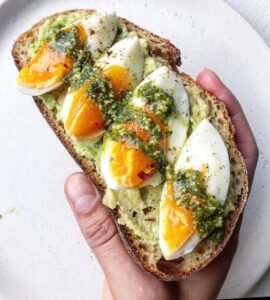 Pesto Avocado Toast