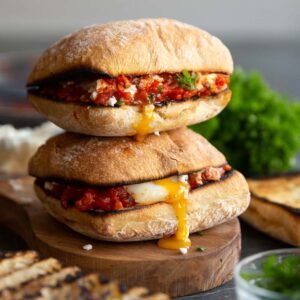 Sándwich de shakshuka
